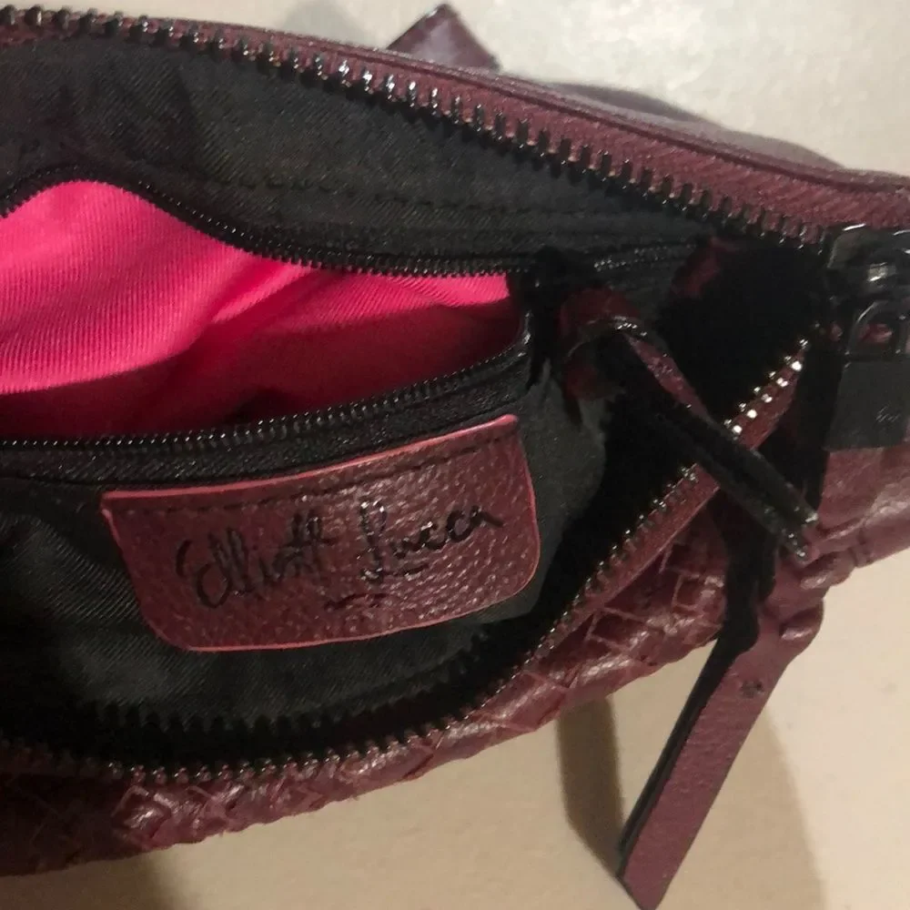 Elliott Lucca Leather  Wristlet